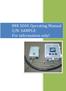 IMR 5000 Operating Manual S/N: SAMPLE For information only! IMR Environmental Equipment Inc.