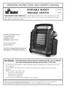 OPERATING INSTRUCTIONS AND OWNER S MANUAL PORTABLE BUDDY RADIANT HEATER