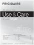 Use & Care. All about the. of your Dryer TABLE OF CONTENTS. Operating Instructions Notes...22