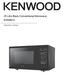 25 Litre Black Conventional Microwave K25MB14. instruction manual