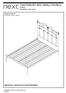 CANTERBURY BED (SMALL DOUBLE) Assembly instructions