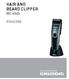 HAIR AND BEARD CLIPPER MC 6040 ENGLISH