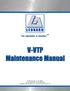 V-VTP Maintenance Manual