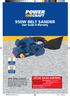 950W BELT sander User Guide & Warranty