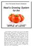 From The Garden Doctor's Notebook Neal' s Growing System for the APPLE of LOVE