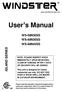 User s Manual WS-68N30SS WS-68N36SS WS-68N42SS