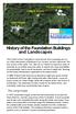 History of the Foundation Buildings and Landscapes