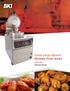 Extra-Large Electric Pressure Fryer Series. SERIES: FKM Operation Manual