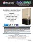 Installation & Operation Manual 9-11 EER Vertical Wall-Mount Air Conditioners