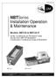 NBTSeries Installation Operation & Maintenance