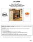 SATURNA. Natural Gas & Propane Direct Vent Gas Fireplace Insert Installation and Operating Instructions