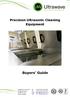 Precision Ultrasonic Cleaning Equipment Buyers Guide
