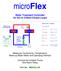 microflex Water Treatment Controller for Hot & Chilled Closed Loops Measures Conductivity, Temperature, Make-up Water Meter and Operating Interlock