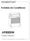 Portable Air Conditioner AP8000W. Owner s Manual. For more information on other great EdgeStar products on the web, go to