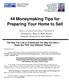44 Moneymaking Tips for Preparing Your Home to Sell