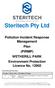 Steritech Pty Ltd. Pollution Incident Response Management Plan (PIRMP) WETHERILL PARK Environment Protection Licence No
