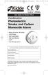 Photoelectric Smoke and Carbon Monoxide Alarm