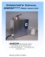 Operator s Manual ANKOM 200/220 Fiber Analyzer