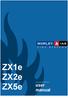 ZX1e ZX2e ZX5e. Document No Issue 01 user manual