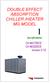 DOUBLE EFFECT ABSORPTION CHILLER /HEATER MG MODEL 1