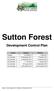 Sutton Forest. Development Control Plan