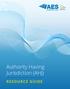 AHJ Resource Guide. Authority Having Jurisdiction (AHJ)