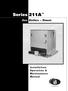 211A. Series. Gas. Boilers Steam. Installation, Operation & Maintenance Manual