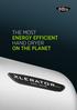 THE MOST ENERGY EFFICIENT HAND DRYER ON THE PLANET