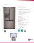 LFXC24726D. FRENCH DOOR Leon's SKU: Zone A Retail: $ Cu.Ft. Total Capacity (Counter Depth Refrigerator)