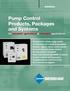 Pump Control Products, Packages and Systems