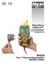 User s Guide RH650. Shop online at omega.com SM. 9-In-1 Thermo-Hygrometer/ Moisture Meter