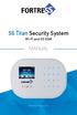 S6 Titan Security System. Wi-Fi and 3G GSM