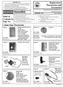 Replacement Thermostats and Accessories. Table of Contents by Page No. 1. Single-Stage Thermostats. Parts/Service Form RGM 702-A Obsoletes Form 702-3