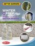 WINTER PREP BETTER PROFITS. Retailers Guide to. Since 1979