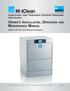 Undercounter High Temperature Sanitizing Dishwasher (USA Version)