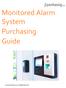 Monitored Alarm System Purchasing Guide