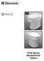 8700 Series MasterFlush Toilets. Macerator Toilet Operation manual. Mazerier-WC Bedienungsanleitung WC dilacérateur Mode d emploi...