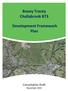 Bovey Tracey Challabrook BT3. Development Framework Plan