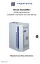 Steam Humidifier. SK300 Series BACnet Installation Instructions and User Manual. Read and save these instructions. SK300 BACnet