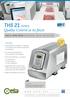 THS 21 SERIES. Quality Control at its finest MULTI-SPECTRUM INDUSTRIAL METAL DETECTORS FEATURES