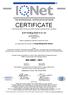 CERTIFICATE. DQS Holding GmbH has issued an IQNet recognized certificate that the organization. EJOT Holding GmbH & Co. KG