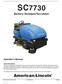 Battery Sweeper/Scrubber. All directions given in this book are as seen from the operator's position at the rear of the machine.