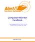 Companion Monitor Handbook. Radio Companion Bedside Monitor Solutions S1026C/S1026D (including Plesio Pager)