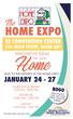 The Home Expo January 24-27, 2019