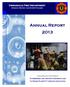 Urbandale Fire Department Mission Driven Customer Focused Annual Report 2013