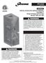 AIR INSTALLATION AND SERVICE MANUAL TeamMate Single Package Vertical Unit Models TMD and TMP