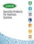 Specialty Products For Hydronic Systems
