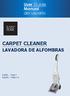 CARPET CLEANER LAVADORA DE ALFOMBRAS