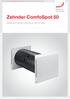 Decorative Radiators Comfortable indoor ventilation Heating and cooling ceiling systems Clean air solutions Zehnder ComfoSpot 50