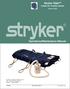 Stryker Glide Lateral Air Transfer System. Operations/Maintenance Manual. Model 3062